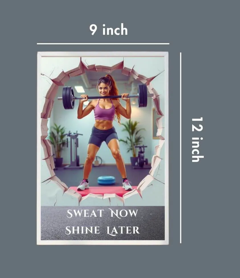 3D | frame | motivational | gym