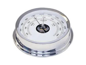 BAROMETER,CHROMED BRASS