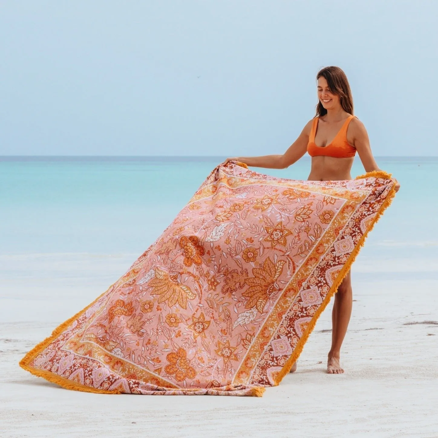 Del Sol Woven Picnic Rug XL