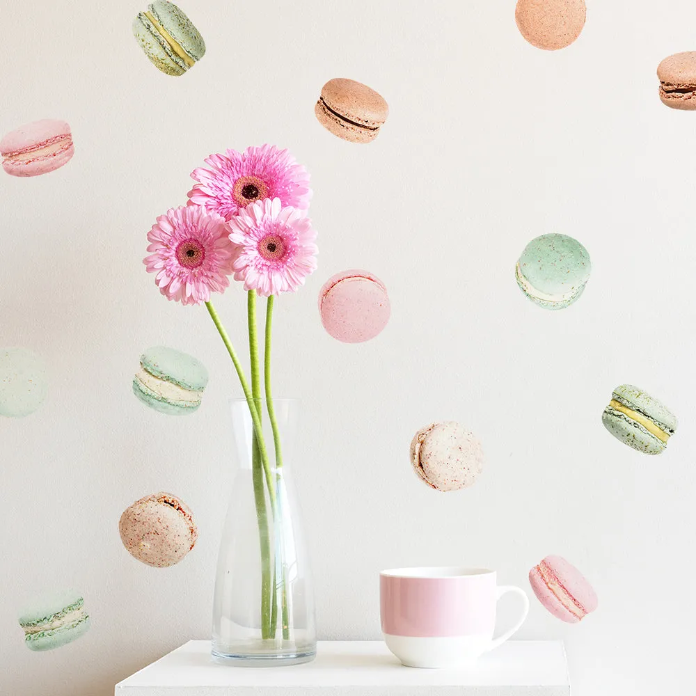French Macaron Removable Wall Decals