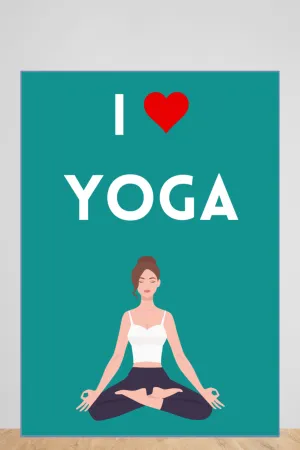 I love yoga | poster