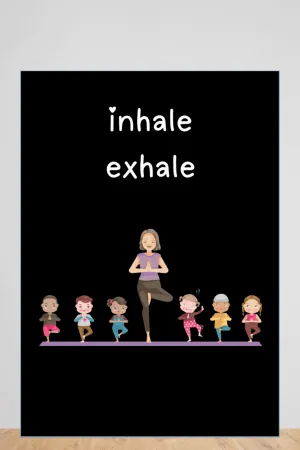 inhale exhale | poster