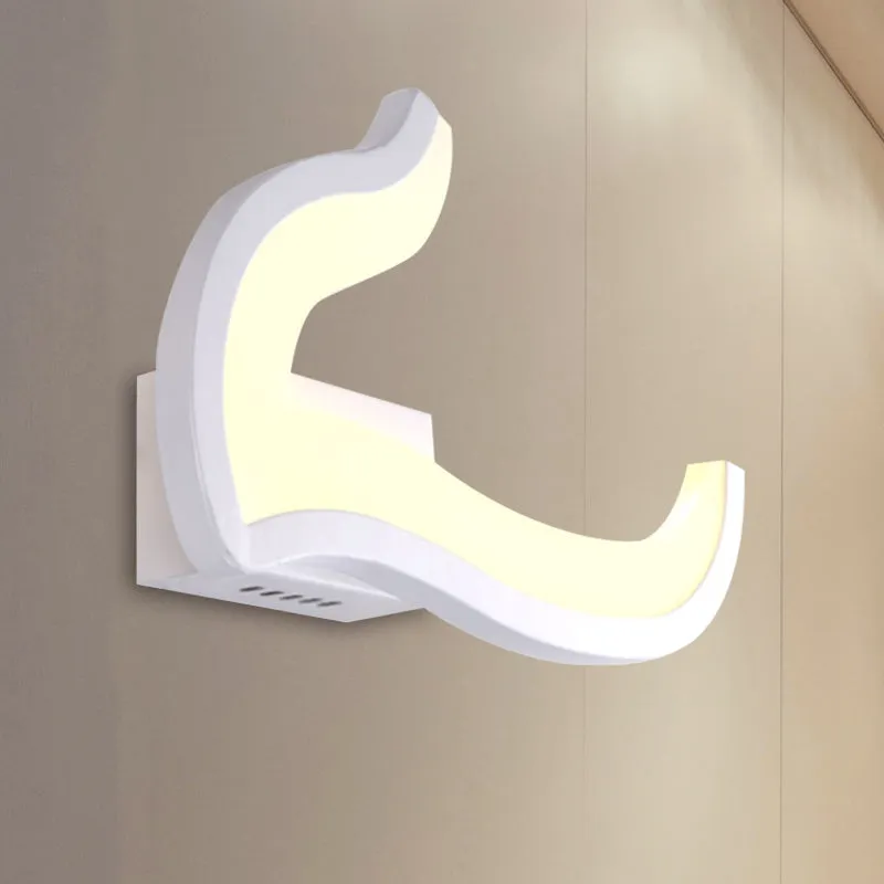 Minimalist Geometric LED Wall Sconce – Warm/White Light