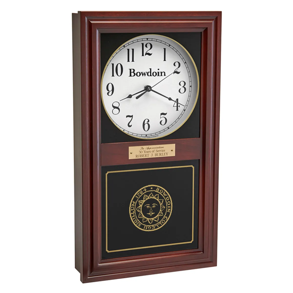 Personalized Lincoln Wall Clock from New Hampshire Clocks