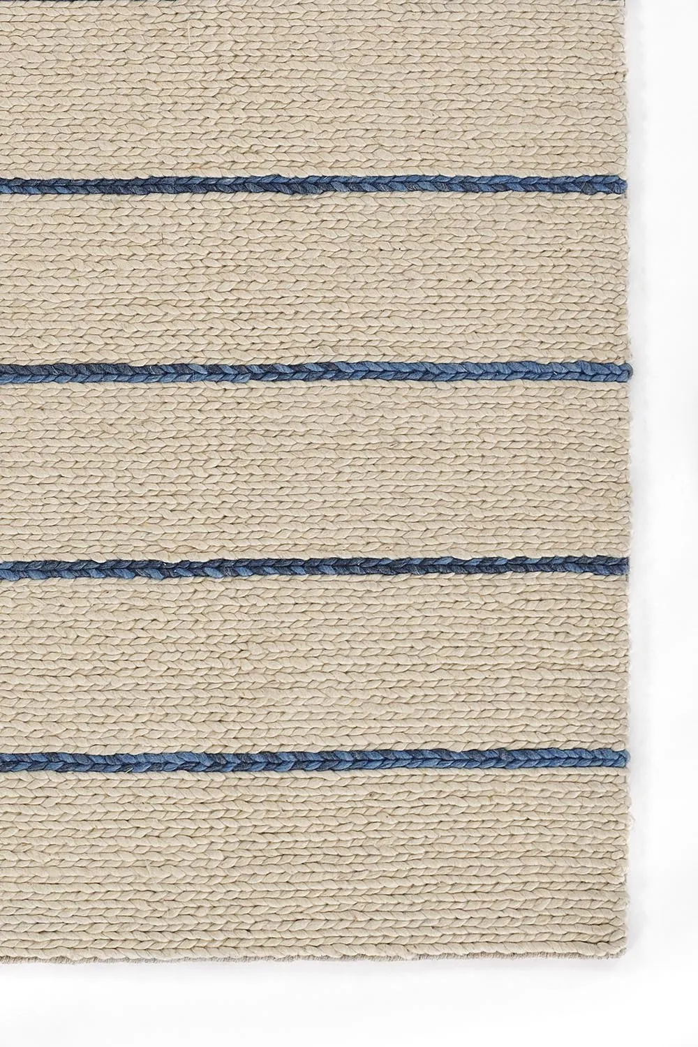 Strand Ivory / Blue Rug