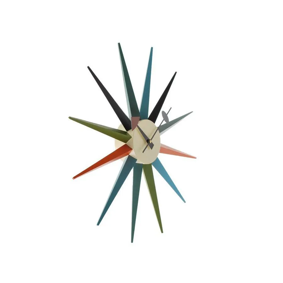 Sunburst Clock Multi