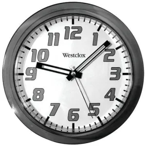 Westclox 7.75&amp;quot; Translucent Wall Clock (black) (pack of 1 Ea)